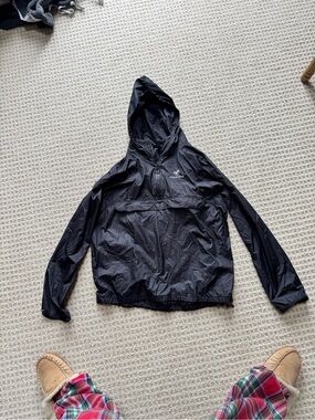 Under Armour Black Hooded Windbreaker Jacket